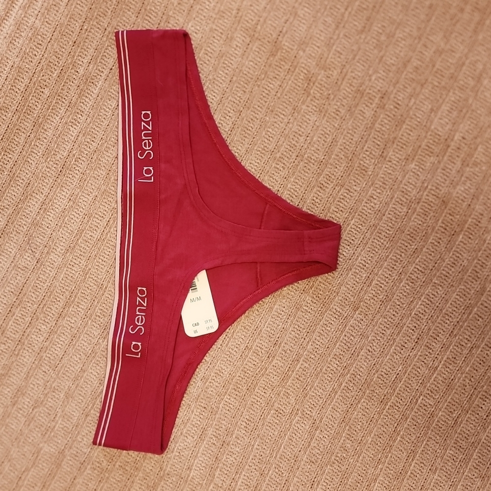 NWT or washed/worn la senza thong wide band panty. - Picture 2 of 2